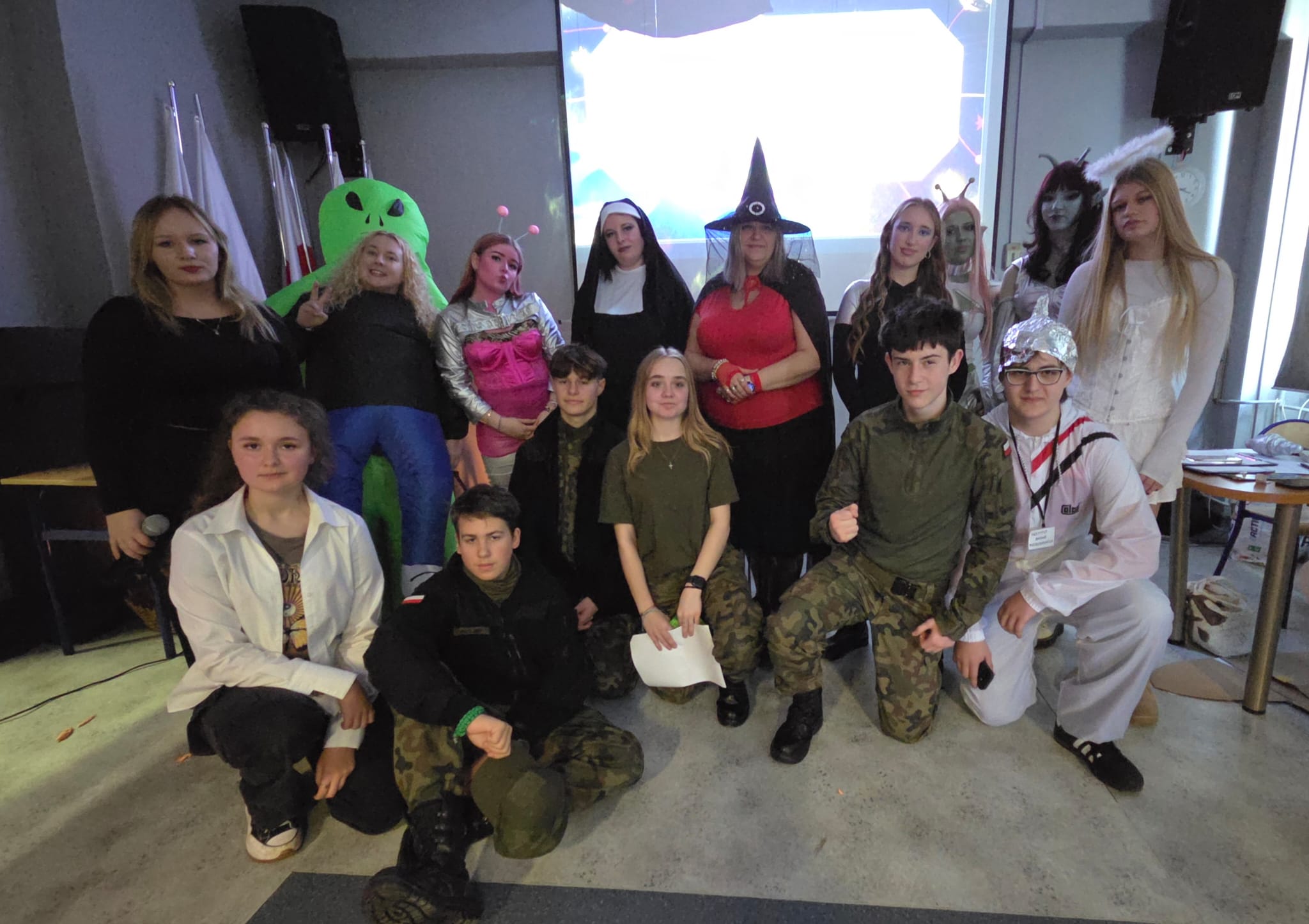 Rywalizowały pierwszaki